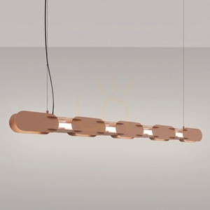 CHAIN 158 mocca LED 4000K Pendelleuchte small 2