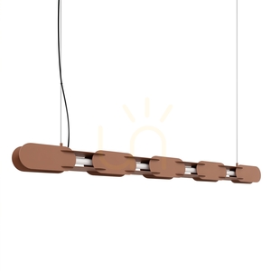 CHAIN 158 mocca LED 4000K Pendelleuchte small 0