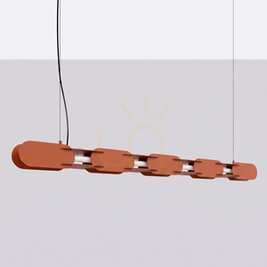 Pendelleuchte Thoro CHAIN 158 ockerrot LED 4000 K TH.1043 small 1