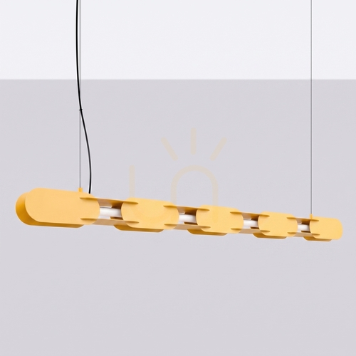 Prüfen CHAIN 158 gelbe LED 4000K Pendelleuchte