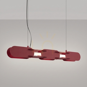 CHAIN 91 burgundy LED 4000K Pendelleuchte small 2