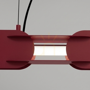 CHAIN 91 burgundy LED 4000K Pendelleuchte small 3
