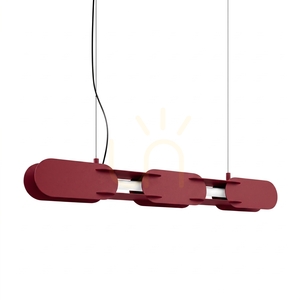 CHAIN 91 burgundy LED 4000K Pendelleuchte small 0