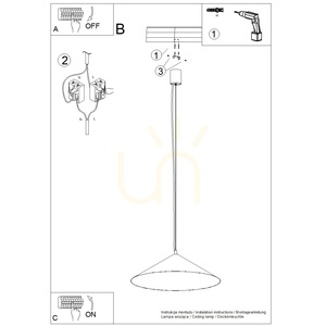 FINT blau LED 3000K Pendelleuchte small 10