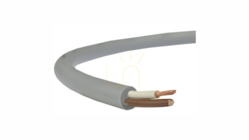 Prüfen LIYY 2x0,50 mm2 grauer Draht