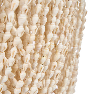 Muschel-Kronleuchter Natur 31x68 cm Handmade small 4