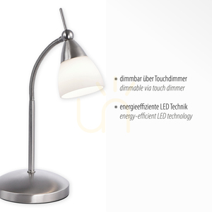 PINO Tischleuchte 4001-55 Silber 1xG9 3 PINO Tischleuchte 4001-55 Silber 1xG9 small 3