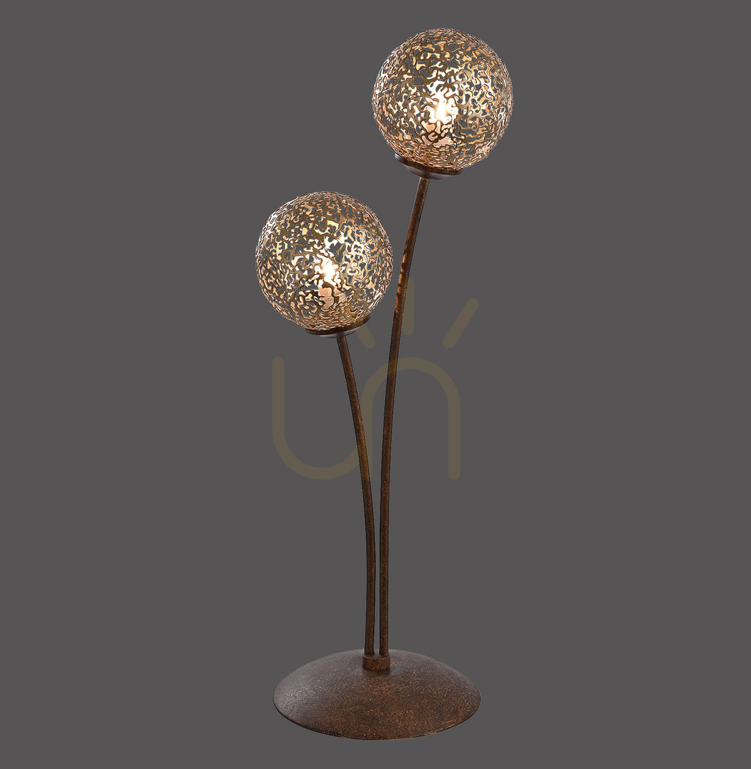Prüfen GRETA Tischleuchte 4032-48 Rusty 2xG9 GRETA Tischleuchte 4032-48 Rusty 2xG9