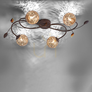 GRETA Plafond 6395-48 Rost 4xG9 small 4