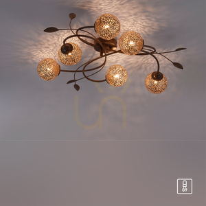 Plafond GRETA 6398-48 Rost 6xG9 small 9