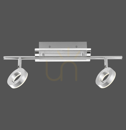Prüfen SILEDA plafond 6781-96 Silber 2xLED