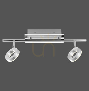 SILEDA plafond 6781-96 Silber 2xLED small 0
