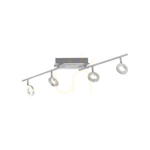 SILEDA plafond 6786-96 Silber 4xLED 11 SILEDA plafond 6786-96 Silber 4xLED small 11