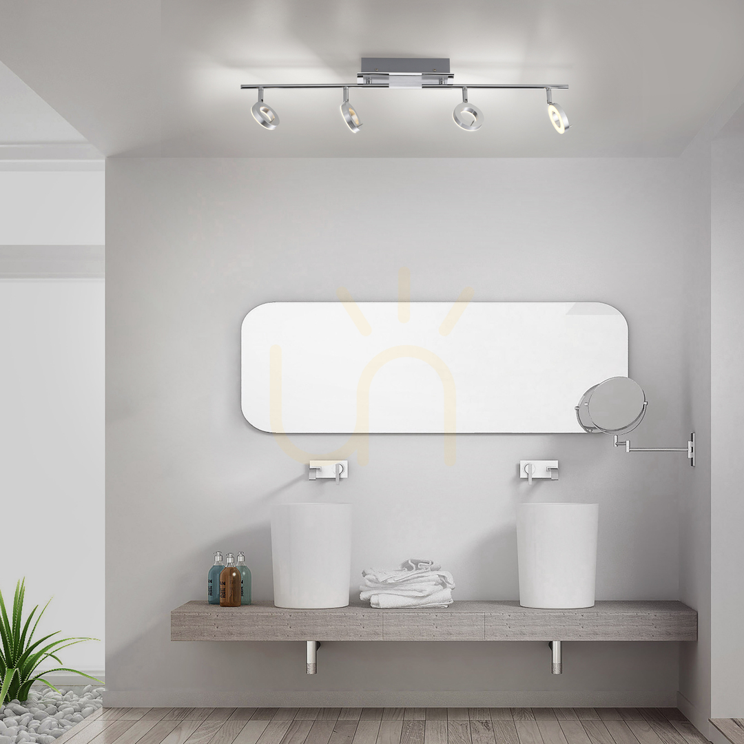 Vorschau SILEDA plafond 6786-96 Silber 4xLED SILEDA plafond 6786-96 Silber 4xLED