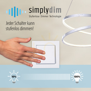 POLINA Plafond 9143-55 Silber 2xLED small 5