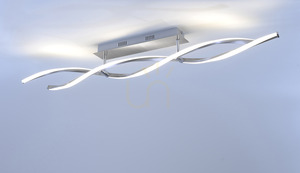 POLINA Plafond 9143-55 Silber 2xLED small 9