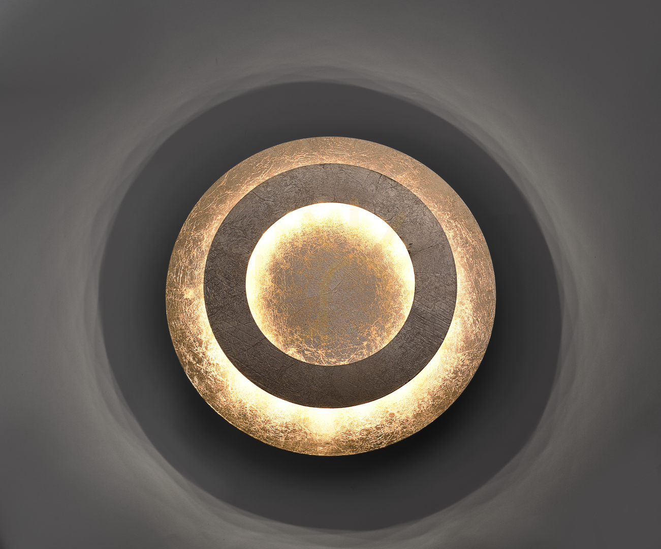 Anzeige Plafond NEVIS 9620-12 Gold 1xLED Plafond NEVIS 9620-12 Gold 1xLED