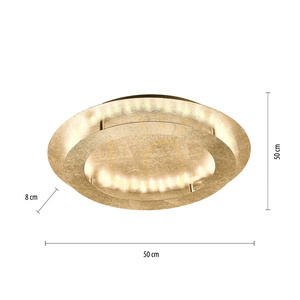 Plafond NEVIS 9621-12 Gold 4xLED 6 Plafond NEVIS 9621-12 Gold 4xLED small 6