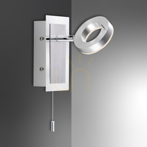 SILEDA Wandleuchte 9785-96 Silber 1xLED small 4