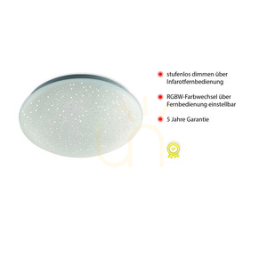 SKYLER Plafond 14241-16 Weiß 1xLED small 3