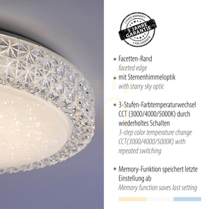 FRIDA Plafond 14371-00 Transparent 1xLED small 3