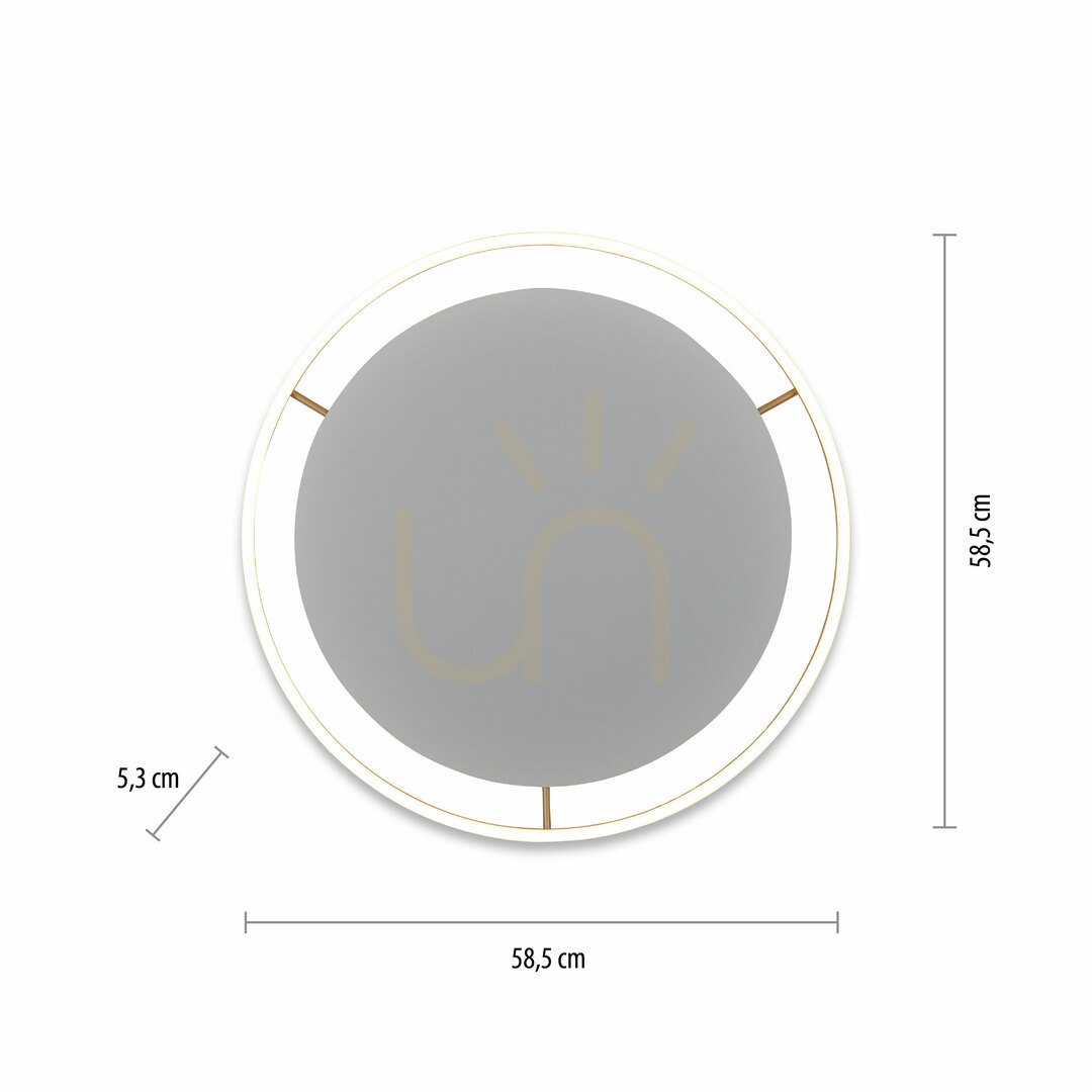 Vorschau RITUS Plafond 15392-60 Messing 1xLED RITUS Plafond 15392-60 Messing 1xLED