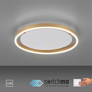 RITUS Plafond 15391-60 Messing 1xLED small 11