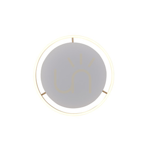 RITUS Plafond 15391-60 Messing 1xLED small 13