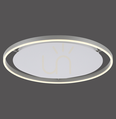 Prüfen Plafond RITUS 15392-95 Silber 1xLED