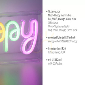 NEON-HAPPY 85027-70 Multicolor 1xLED Wandleuchte 5 NEON-HAPPY 85027-70 Multicolor 1xLED Wandleuchte small 5