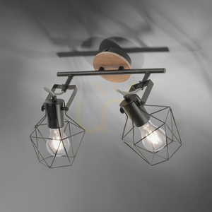 Plafond JARO 15672-78 Schwarz 2xE27 small 11