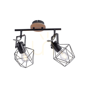 Plafond JARO 15672-78 Schwarz 2xE27 small 9