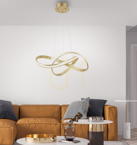 Prüfen Pendelleuchte Paul Neuhaus Melinda 8291-12, goldfarben