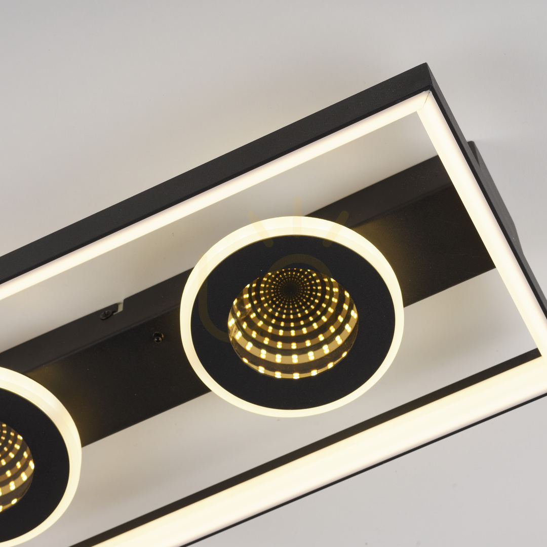 Vorschau Plafond TRAFORO 6854-18 Schwarz 1xLED Plafond TRAFORO 6854-18 Schwarz 1xLED