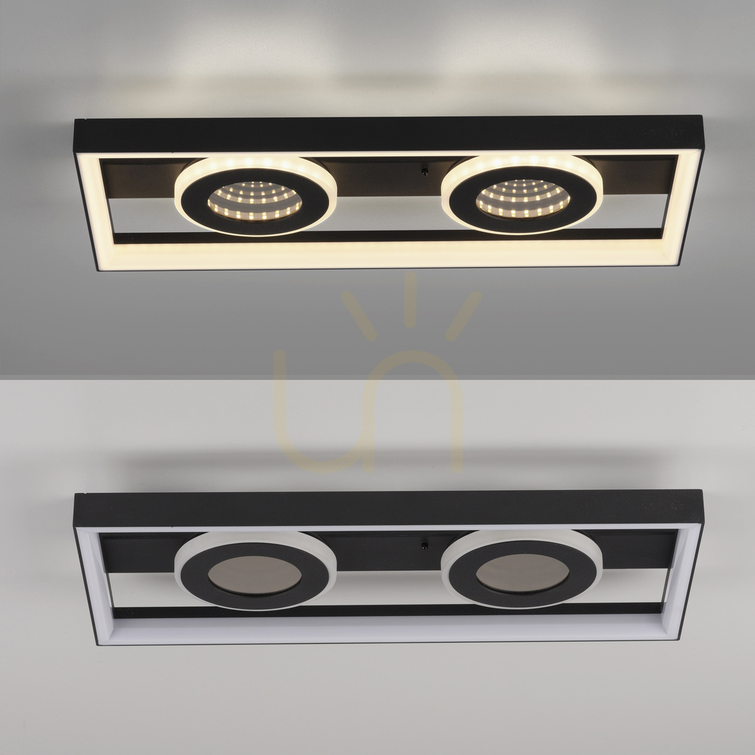 Anzeige Plafond TRAFORO 6854-18 Schwarz 1xLED Plafond TRAFORO 6854-18 Schwarz 1xLED