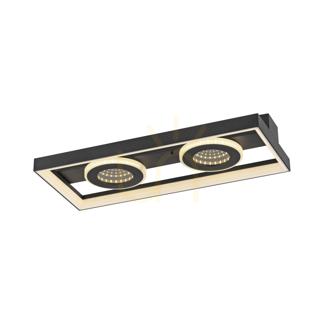 Vorschau Plafond TRAFORO 6854-18 Schwarz 1xLED Plafond TRAFORO 6854-18 Schwarz 1xLED