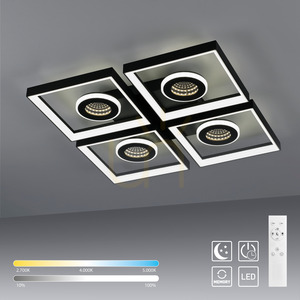 TRAFORO 6855-18 Plafond Schwarz 1xLED small 17