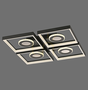 TRAFORO 6855-18 Plafond Schwarz 1xLED small 5