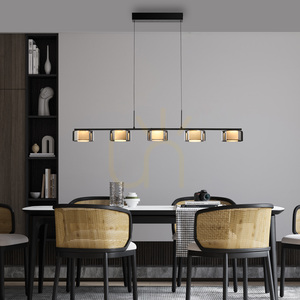 RIKA Pendelleuchte 2116-18 Schwarz 5xLED small 2