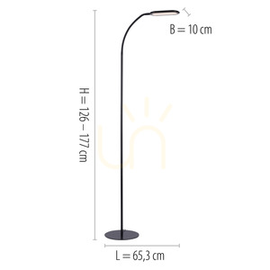 KELLY Stehleuchte 14406-18 Schwarz 1xLED 7 KELLY Stehleuchte 14406-18 Schwarz 1xLED small 7