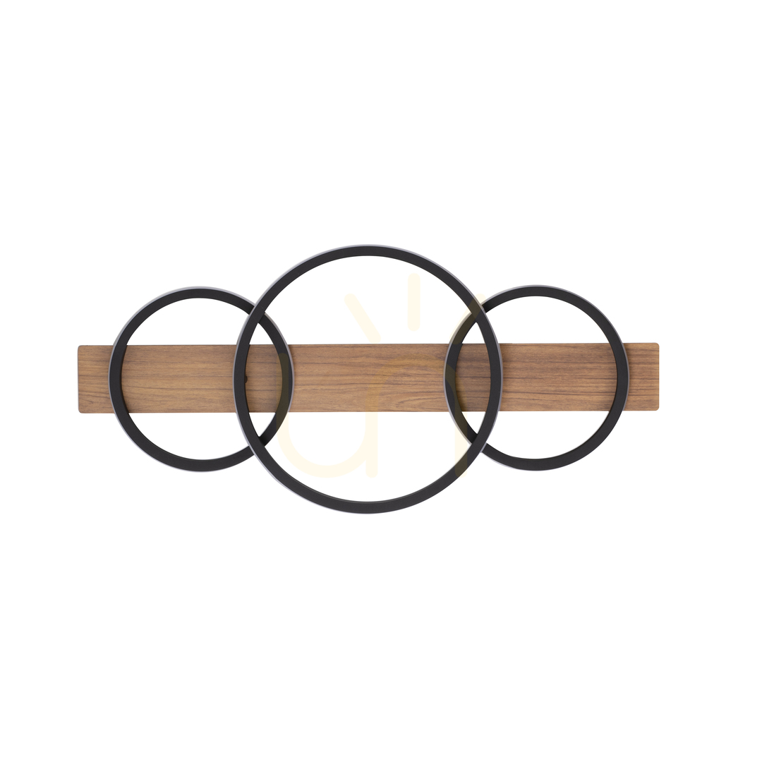Vorschau TROOPER Plafond 15616-78 Holz 1xLED TROOPER Plafond 15616-78 Holz 1xLED