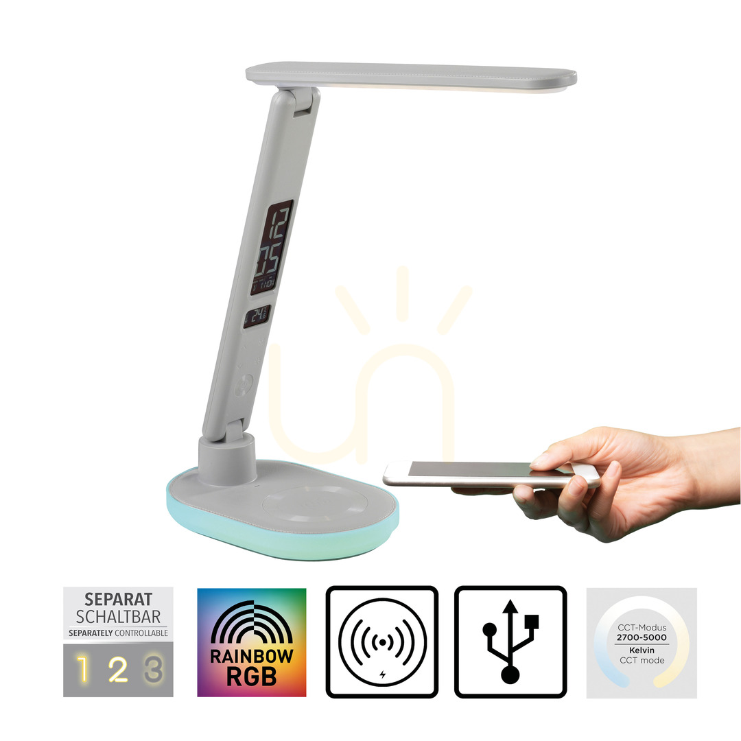 Aussicht TINA Tischleuchte 11018-16 Weiß 2xLED TINA Tischleuchte 11018-16 Weiß 2xLED