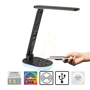TINA Tischleuchte 11018-18 Schwarz 2xLED small 1