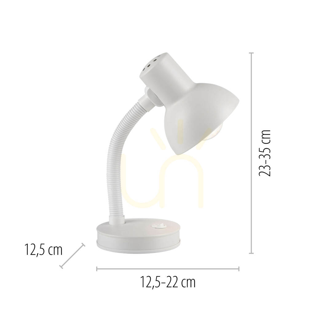Anzeige FLEXI Tischleuchte 11080-16 Weiß 1xE27 FLEXI Tischleuchte 11080-16 Weiß 1xE27