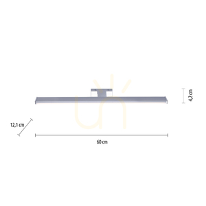 Wandleuchte MATTIS 11133-17 Chrom 1xLED small 7