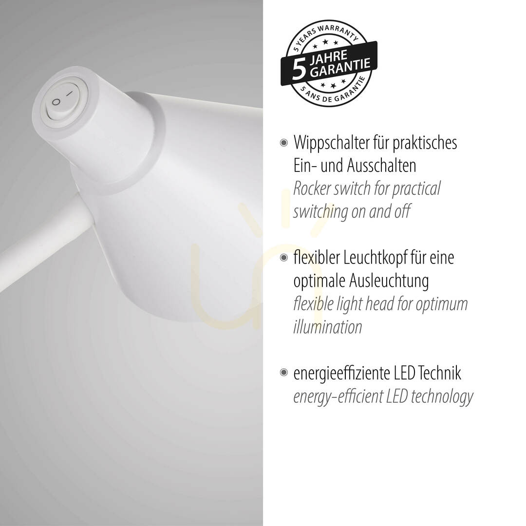 Zeige PIXIE Tischleuchte 11248-16 Weiß 1xLED PIXIE Tischleuchte 11248-16 Weiß 1xLED