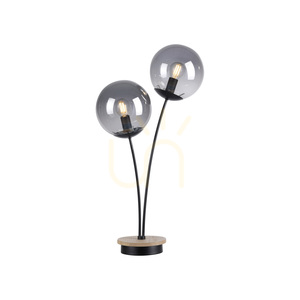 GREEN WIDOW Tischlampe 11390-79 Schwarz 2xE14. small 16