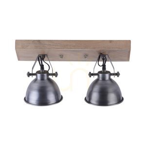 Plafond SAMIA 11982-77 Silber 2xE14 small 10
