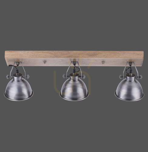 Prüfen Plafond SAMIA 11983-77 Silber 3xE14
