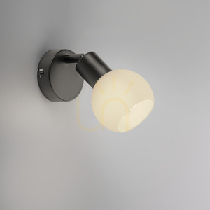 Wandleuchte LOKI 12150-18 Schwarz 1xE14 small 10